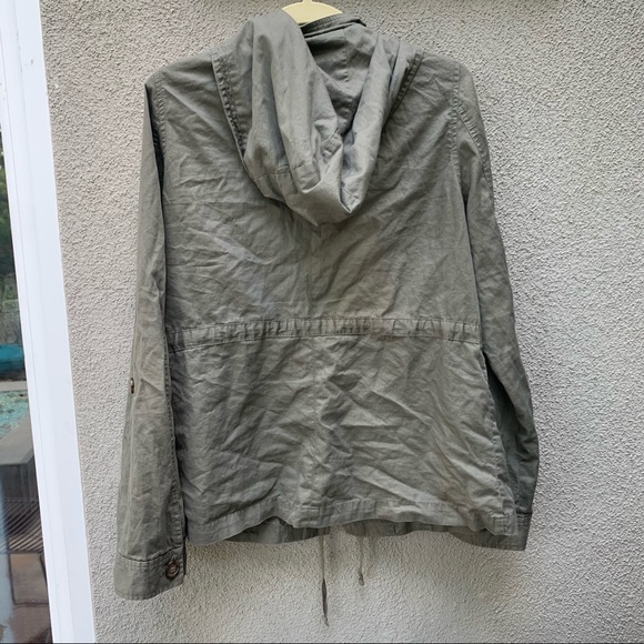 SALE Rubbish Olive Green Jacket w Hoodie Size XL - Picture 7 of 9